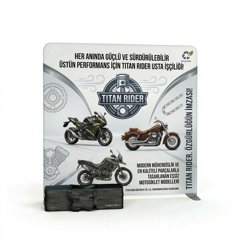 3x6 Kumaş Örümcek Stand